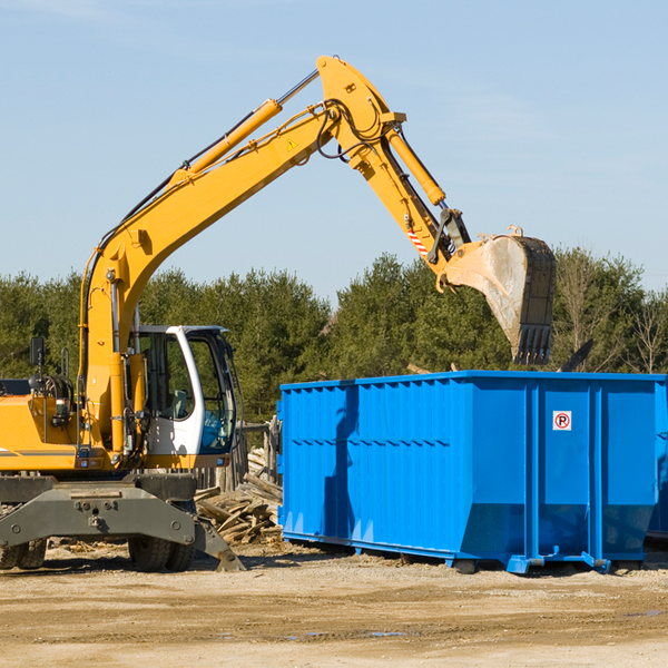 is there a minimum or maximum amount of waste i can put in a residential dumpster in Chester County PA